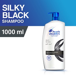 H&s Silky Black Shampoo 1ltr
